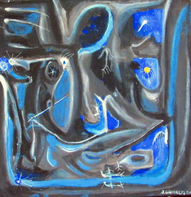 Картина под названием "NOIR" - Juan Luis Gandulfo, Подлинное произведение искусства, Акрил