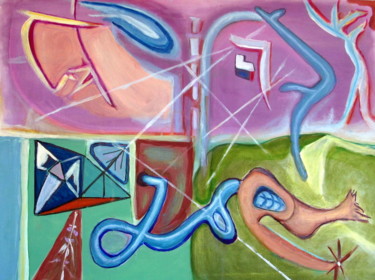 Schilderij getiteld "ALBA" door Juan Luis Gandulfo, Origineel Kunstwerk, Acryl