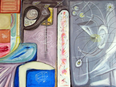 Malerei mit dem Titel "ESPACE" von Juan Luis Gandulfo, Original-Kunstwerk, Acryl