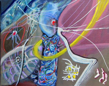 Картина под названием "MARINA" - Juan Luis Gandulfo, Подлинное произведение искусства, Акрил Установлен на Деревянная рама д…