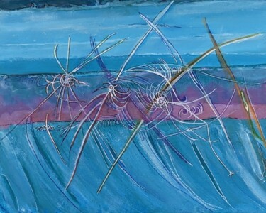 Картина под названием "MARE" - Juan Luis Gandulfo, Подлинное произведение искусства, Акрил Установлен на Деревянная рама для…