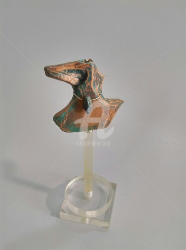 Sculpture titled "COCODRILO" by Juan Rojas, Original Artwork, Clay