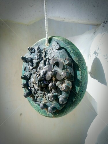 Скульптура под названием "YOYO" - Juan Rojas, Подлинное произведение искусства, Камень