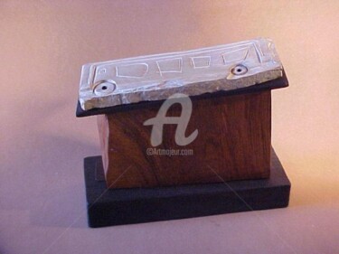 Sculpture titled "Bus" by Juan Rojas, Original Artwork