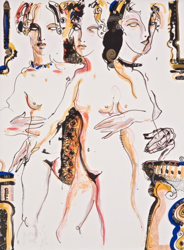 Clandestina Printmaking titled "Clandestina" by Juan Sebastian Barbera, Original Art, Lithography