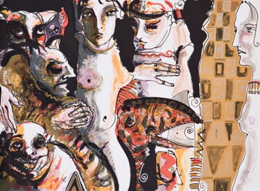 Conspiracion Printmaking titled "Conspiracion" by Juan Sebastian Barbera, Original Art, Lithography