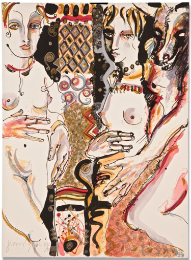 Compasion Printmaking titled "Compasion" by Juan Sebastian Barbera, Original Art, Lithography
