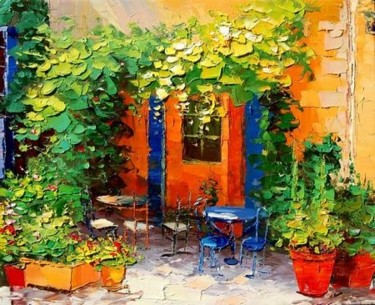 绘画 标题为“Jardin en Provence” 由Juana Garcia, 原创艺术品