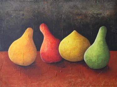 Pintura titulada "Totumos de IZA" por Juan Carlos Bonilla, Obra de arte original