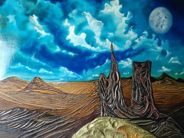 Pintura titulada "arizona.jpg" por Juangomy, Obra de arte original, Oleo