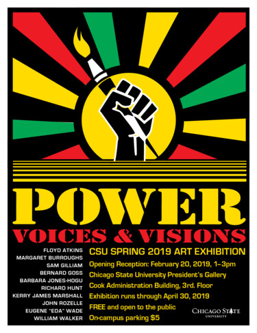 Ζωγραφική με τίτλο "Power: Voices and V…" από Juarez Hawkins, Αυθεντικά έργα τέχνης, Ακρυλικό