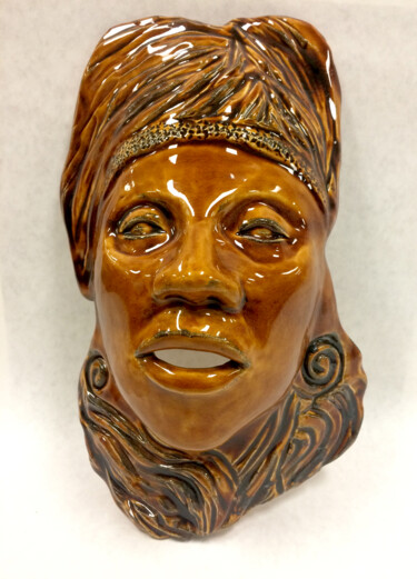 Sculpture titled "Warrior" by Juarez Hawkins, Original Artwork, Ceramics