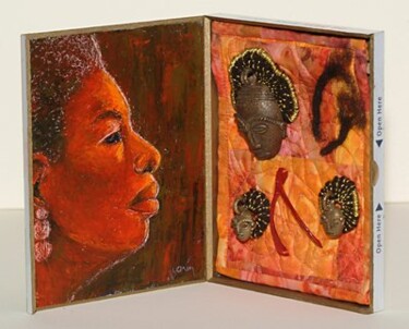 Collages intitulée "mama Said" par Juarez Hawkins, Œuvre d'art originale