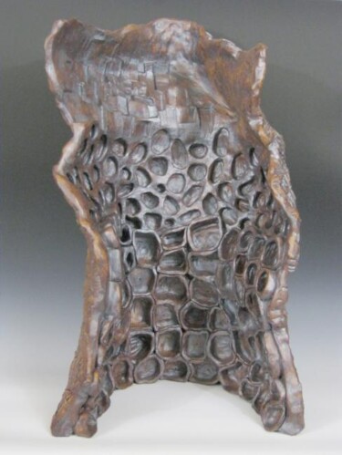 Sculpture titled "Perceptuary 3" by Juarez Hawkins, Original Artwork, Ceramics