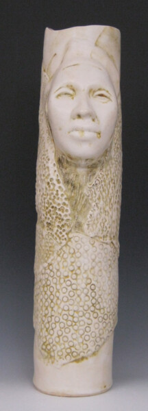 Skulptur mit dem Titel "Mama" von Juarez Hawkins, Original-Kunstwerk, Keramik