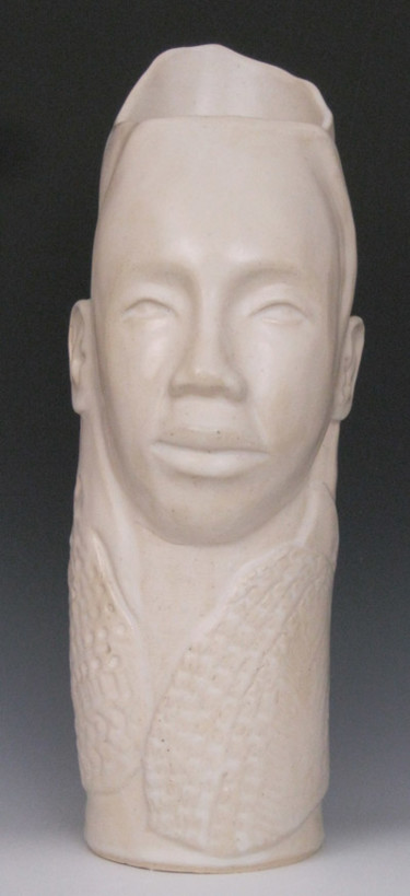 Sculpture titled "Andre" by Juarez Hawkins, Original Artwork, Ceramics