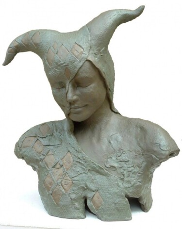 Skulptur mit dem Titel "dualité" von Judith Franken, Original-Kunstwerk