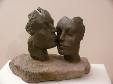 Sculpture titled "tête à tête" by Judith Franken, Original Artwork