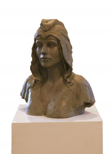 Sculpture intitulée "Marianne" par Judith Franken, Œuvre d'art originale, Terre cuite