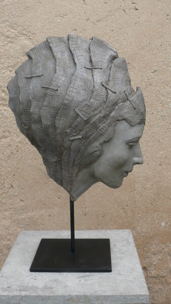 Sculpture titled "Sigyn" by Judith Franken, Original Artwork, Terra cotta