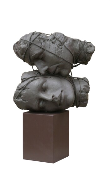 Escultura intitulada "Le Lien" por Judith Franken, Obras de arte originais