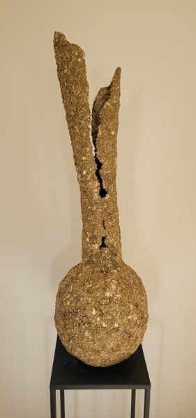 Скульптура под названием "sans titre 3" - Judith Franken, Подлинное произведение искусства, Папье-маше