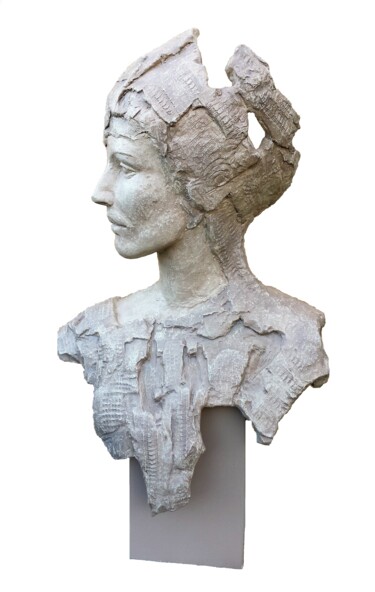 Sculpture titled "Gaia" by Judith Franken, Original Artwork, Terra cotta