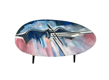 Diseño titulada "Table Violon" por Judith Hassan, Obra de arte original, Mueble