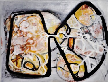 Pintura titulada "Think outside the B…" por Judith Riemer, Obra de arte original, Acrílico Montado en Bastidor de camilla de…