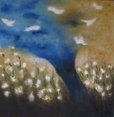 Pintura titulada "Gulls" por Judith Ruiz, Obra de arte original, Oleo