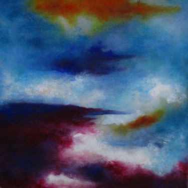 Painting titled "Hope color" by Judith Ruiz, Original Artwork, Oil