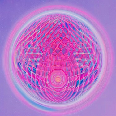 Цифровое искусство под названием "Geoball" - Judith Simonis, Подлинное произведение искусства, Изображение, сгенерированное…