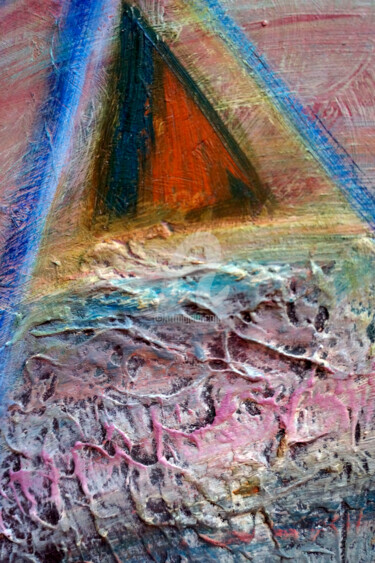 Pintura intitulada "Meio da Montanha En…" por Judjesus, Obras de arte originais, Óleo
