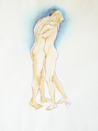 Drawing titled "LOVE" by Judy Morgan, Original Artwork