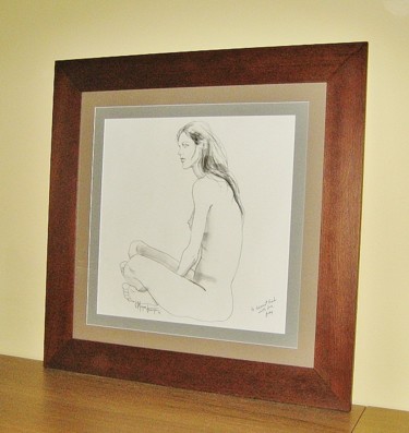 Drawing titled "for Fred" by Judy Morgan, Original Artwork