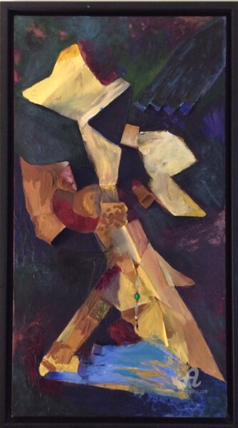 Painting titled "Liens autochtones/N…" by Judydcreates, Original Artwork, Acrylic