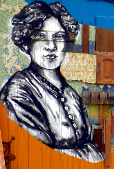 Painting titled "Dame d'une notre ép…" by Jürgen Briem, Original Artwork