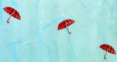 Photography titled "Les parapluies" by Jürgen Briem, Original Artwork