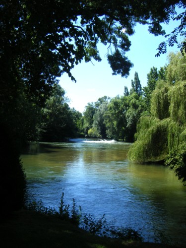 Fotografía titulada "La Charente - cogna…" por Jürgen Briem, Obra de arte original