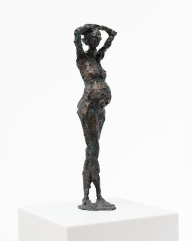 Skulptur mit dem Titel "Schwangere" von Jürgen Weber, Original-Kunstwerk, Bronze