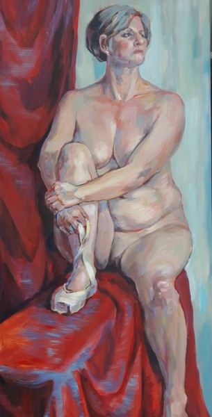 Peinture intitulée "Teresa" par Julia Naurzalijeva, Œuvre d'art originale, Acrylique