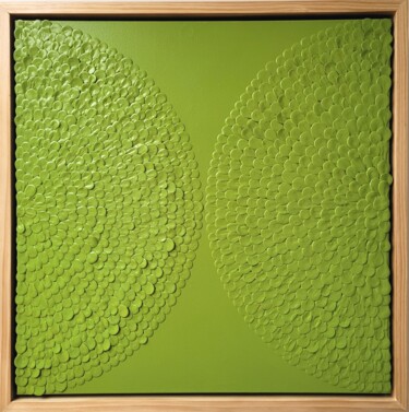 Коллажи под названием "Peas in a Pod" - Julee Latimer, Подлинное произведение искусства, Акрил