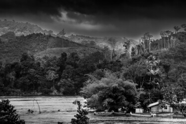 Photographie intitulée "L'île d' Apagui et…" par Jules Queguiner, Œuvre d'art originale, Photographie numérique