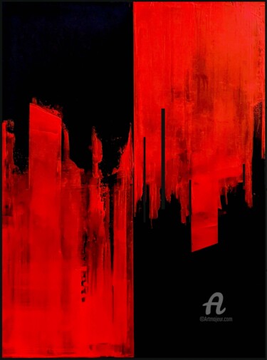 Peinture intitulée "VIBRATIONS" par Jules, Œuvre d'art originale, Acrylique