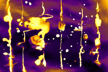 Digitale Kunst mit dem Titel "Feuer" von Julianna Dávid, Original-Kunstwerk, Andere