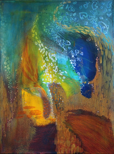 Pintura titulada "Colors of the wind" por Julianna Dávid, Obra de arte original, Acrílico