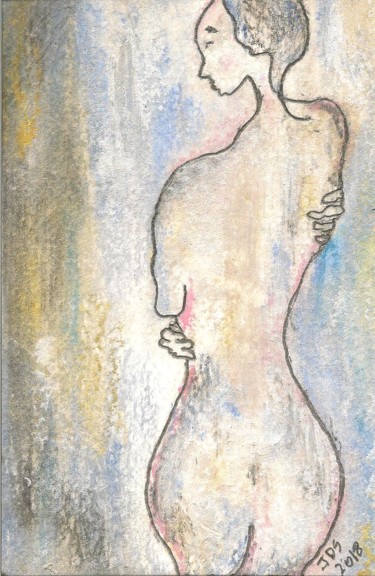 Painting titled "nude-001.jpg" by Juli Southmayd, Original Artwork, Oil