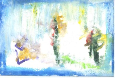 Peinture intitulée "Dancing Trees" par Juli Southmayd, Œuvre d'art originale