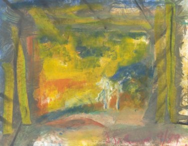 Pittura intitolato "Woods" da Juli Southmayd, Opera d'arte originale