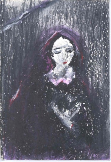 Painting titled "Nun" by Juli Southmayd, Original Artwork